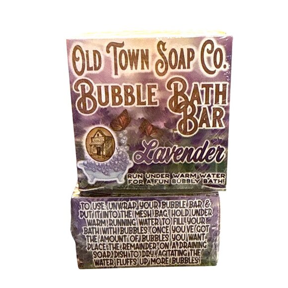 Old Town Soap Co. Bubble Bath Bar - Lavender Loving Spell Or Candy Crush $10 Eac - Picture 5 of 7